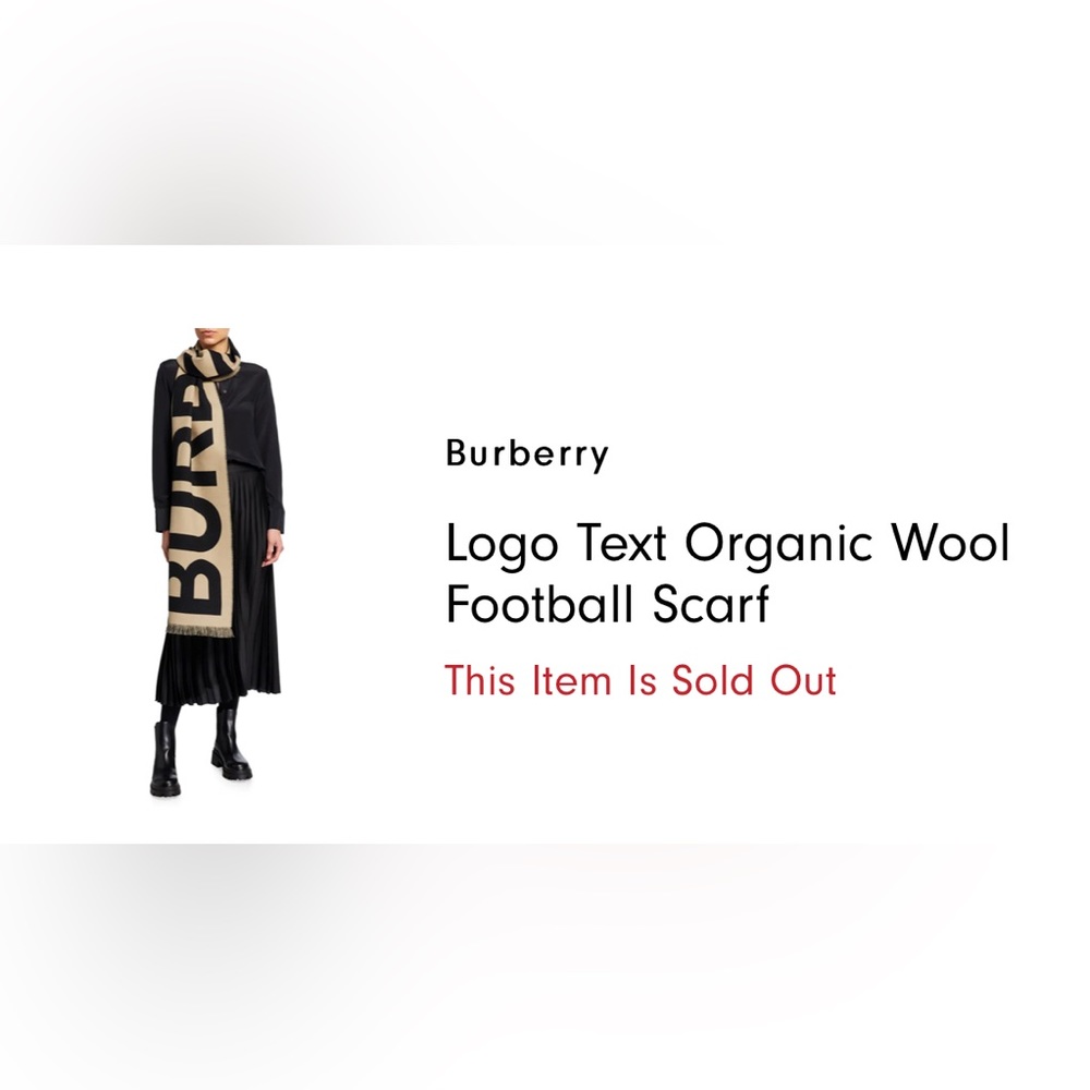 BRAND NEW, SOLD OUT AUTHENTIC BURBERRY SCARF